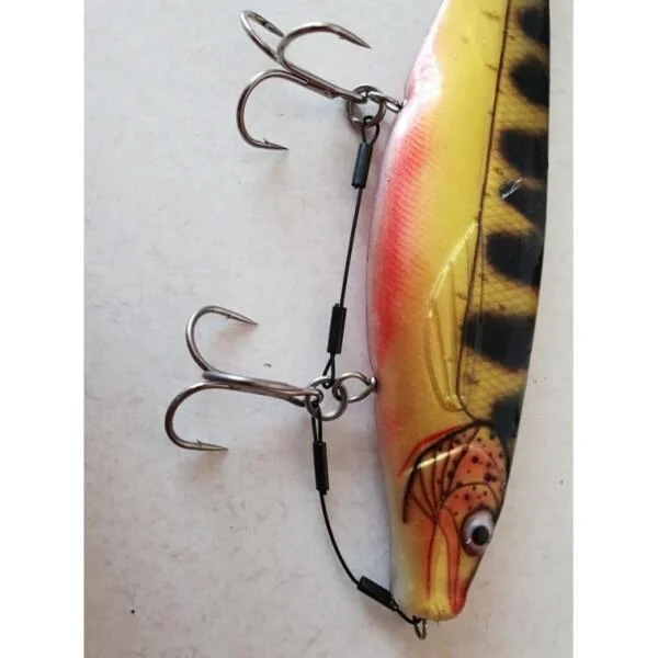 Soft Plastic Double Hook Lure Rig System-0